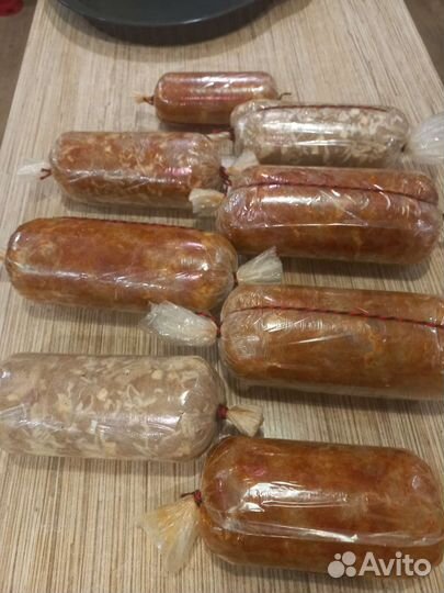 Рулет мясной (курица с кроликом) Колбасы, сосиски