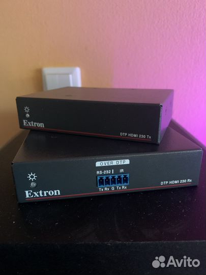 Приёмник + передачик Extron DTP hdmi 4K 230 Rx/tx
