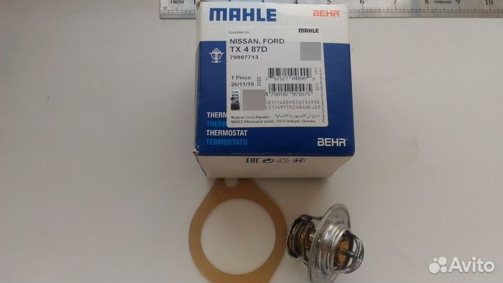 Термостат форд, ниссан ноут 1.4