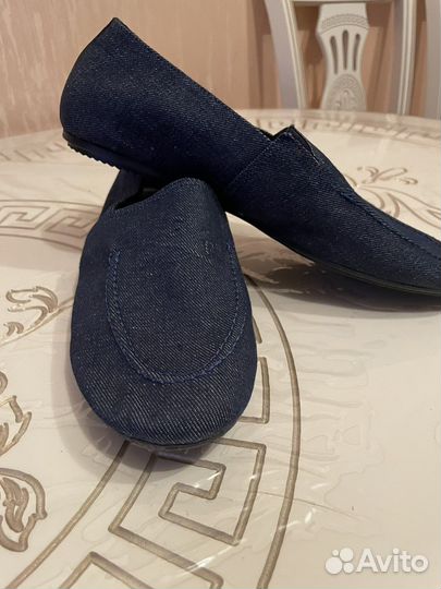 Маккасины из джинсов