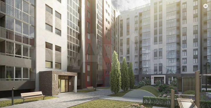 4-к. квартира, 71,6 м², 1/10 эт.