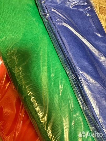 Фотофоны 2Х1.6М красный и синий, зеленый(хромакей)