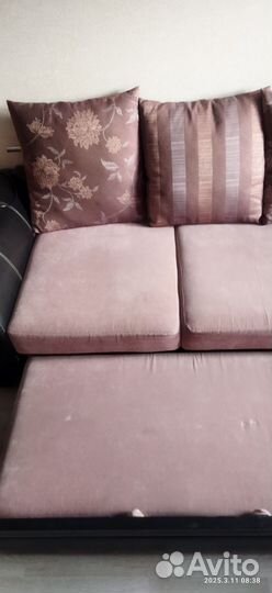 Большой угловой диван раскладной бу