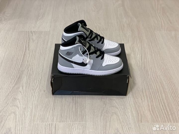 Кроссовки Air Jordan 1 Light Grey (36-45)