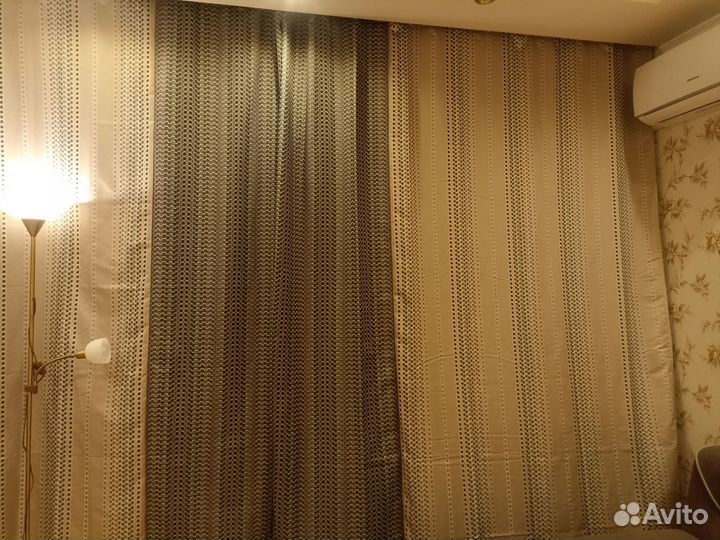 Шторы 270 см + подхваты