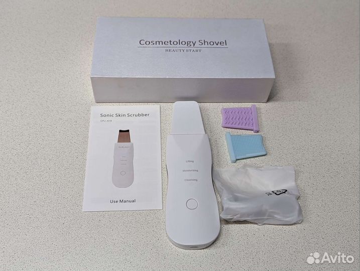 Аппарат для ультразвуковой чистки лица новый