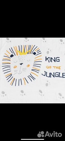 Детский плед пеленка муслин новый