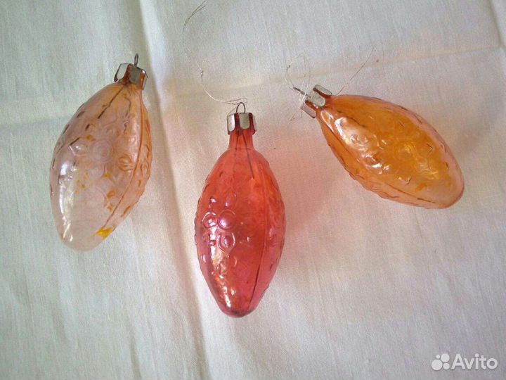Елочные игрушки картонаж СССР