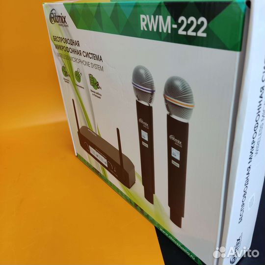 Микрофонная система ritmix RWM-222