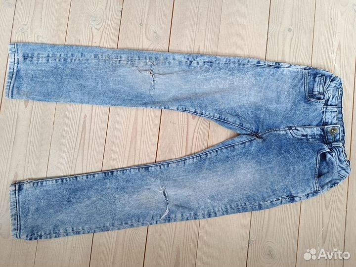 Джинсы zara для мальчика рост 128