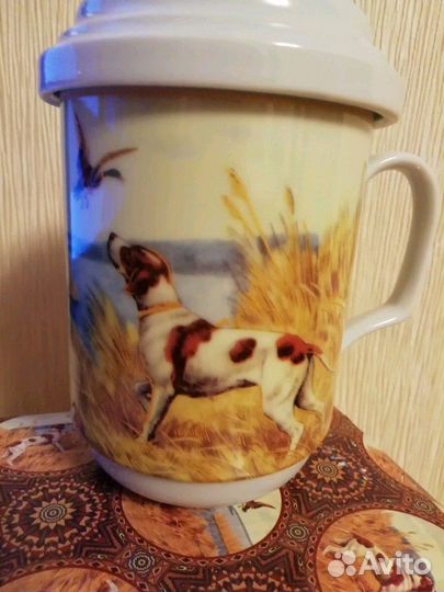 Кружка с крышкой