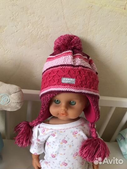 Шапка новая для девочки зимняя Kerry 46-48 р