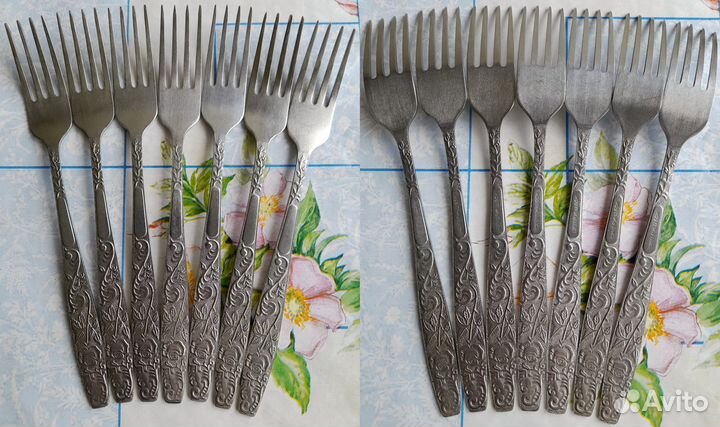 Вилки, Ножи (нержавейка) СССР