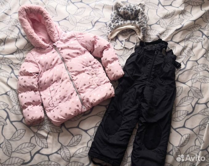 Зимний костюм для девочки 116 122