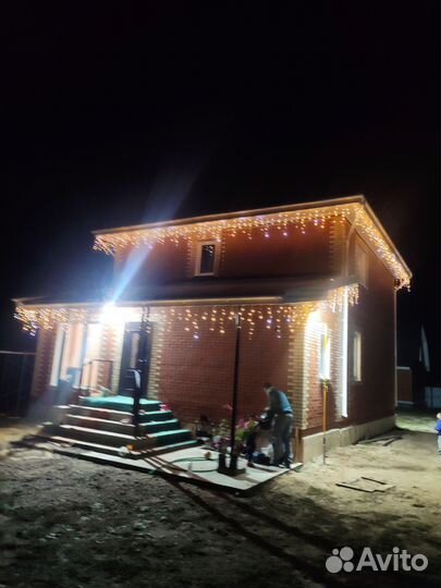 Новогоднее украшение домов