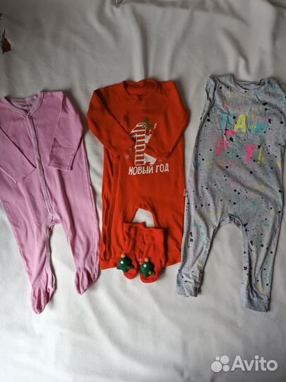 Одежда для девочки 74 80 пакетом