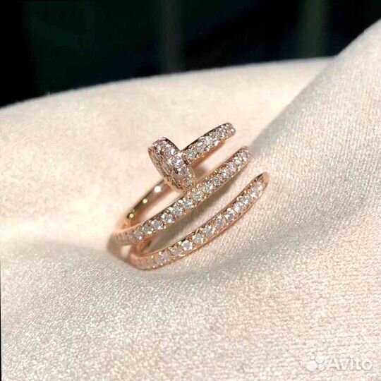 Кольцо Cartier Juste un Clou, бриллианты 0,56ct