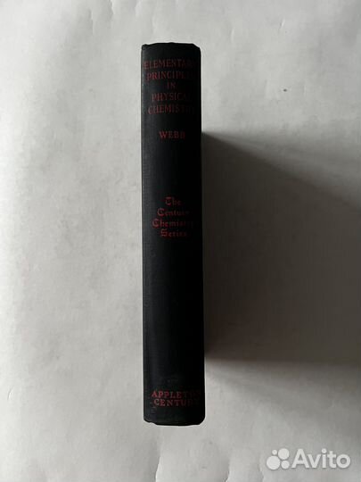 Webb. Elementary principles in physical chemistry