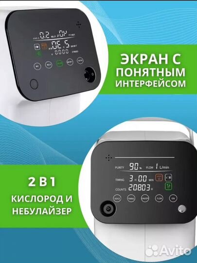 Кислородный концентратор 5 литров новый