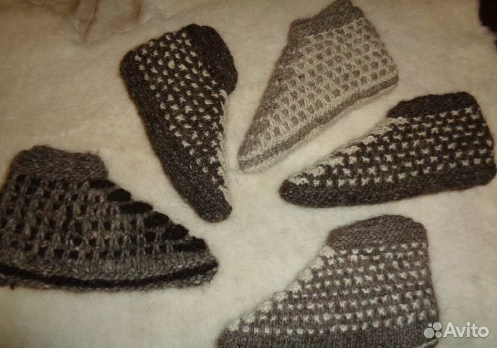 Носки-следки из натуральной шерсти