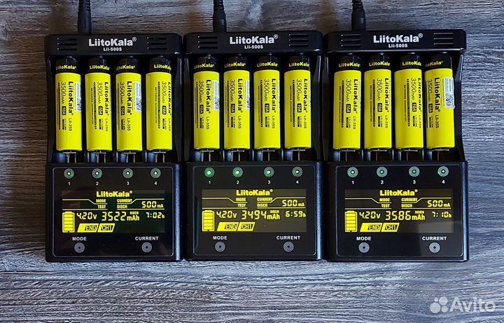 Аккумуляторы 18650 3500mAh проверенные, новые