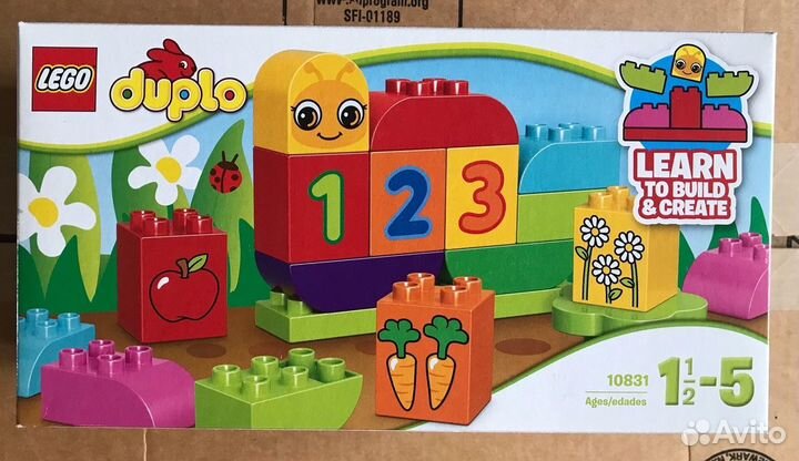 Конструктор lego duplo 10831 Моя веселая гусеница