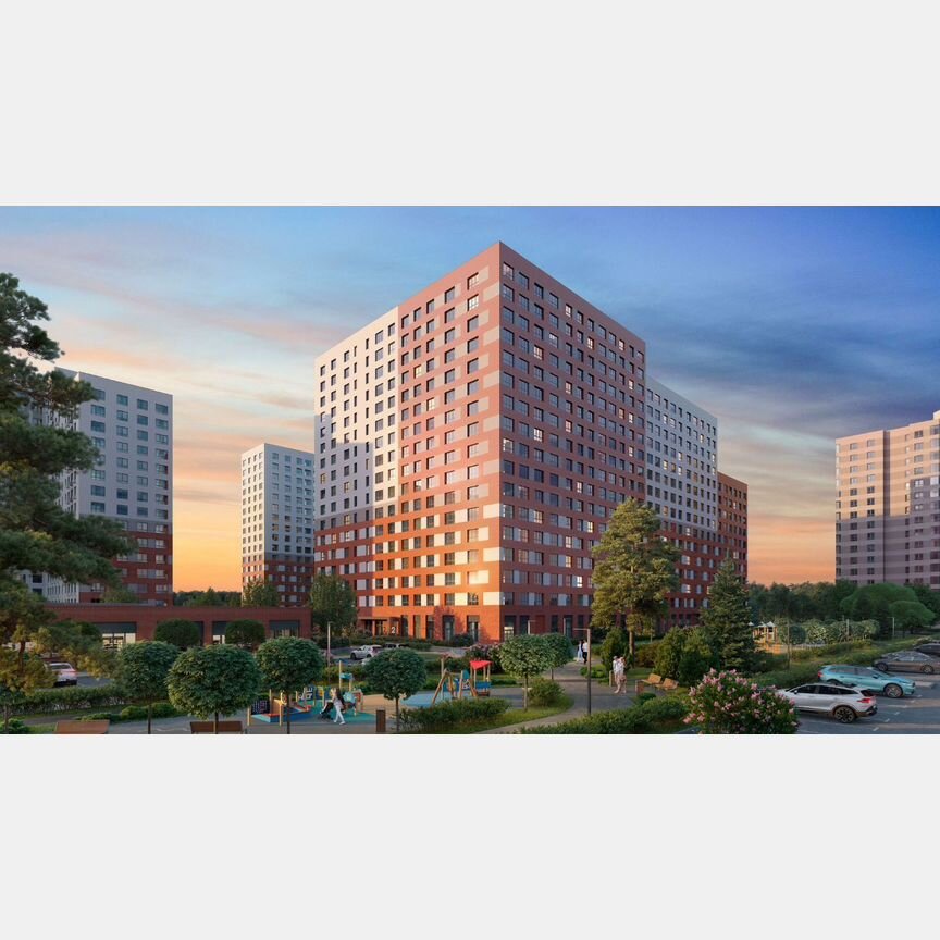 1-к. квартира, 45,4 м², 8/17 эт.