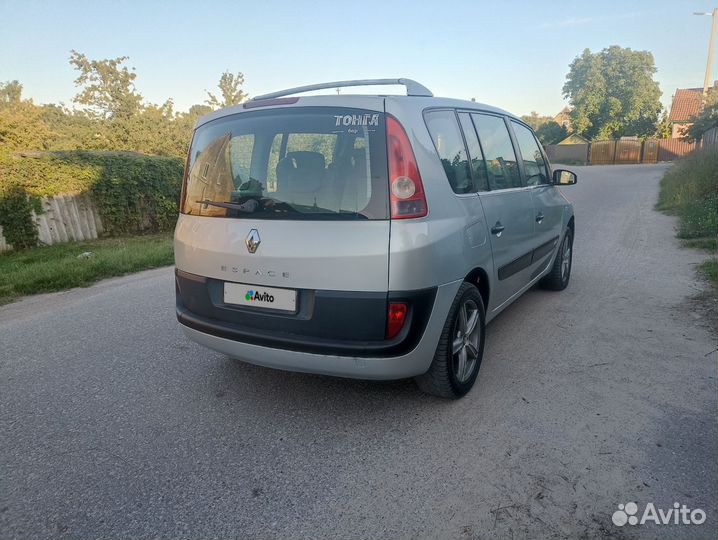 Renault Espace 2.2 МТ, 2004, 277 000 км