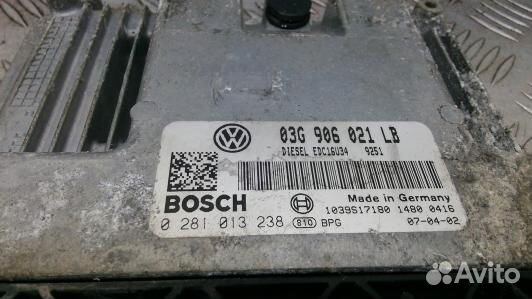 Блок управления двс skoda octavia A5 (EDN19PC01)