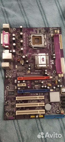 Материнская плата с процессором и оперативкой