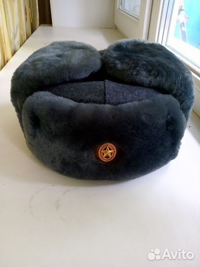 Мужская шапка военная зимняя