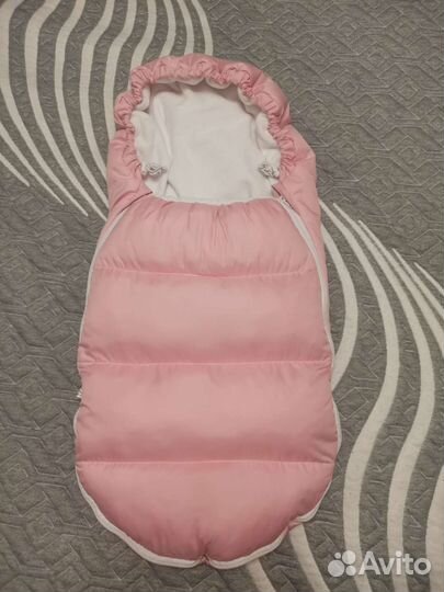 Кокон или конверт на выписку для девочки