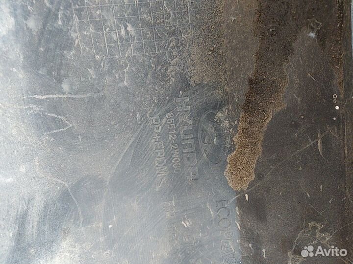 Юбка переднего бампера Hyundai Santa Fe 3