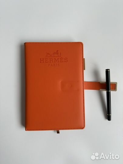 Hermes подарочный набор (блокнот и ручка)