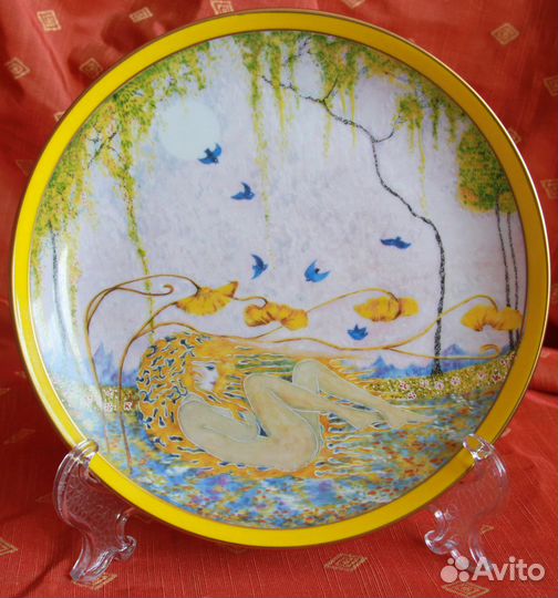 Тарелки настенные Времена Года. Германия Hоchst