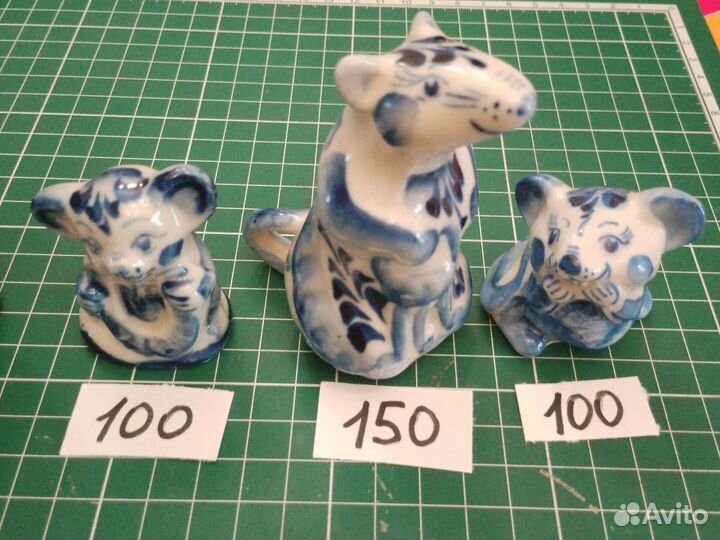 Гжель мышки новые