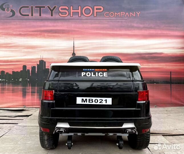 Электромобиль детский range полиция