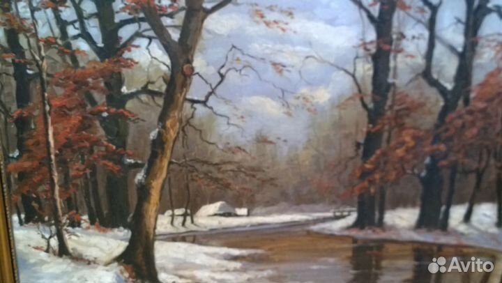 Старинная картина Sten Bille (1890-1953). Дания