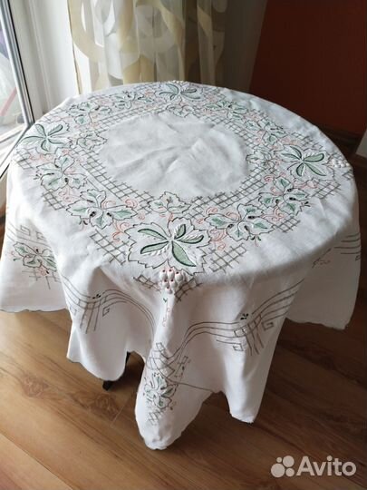 Скатерть вышивка кружево Германия