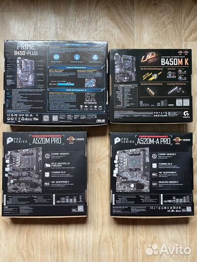 Новые материнские платы AMD AM4 B450/A520M