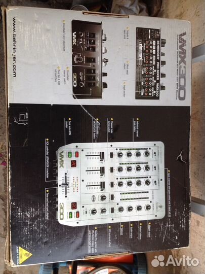 Behringer PRO Mixer WMX300 пульт DJ Новый