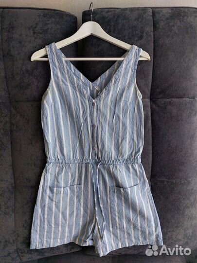 Комбинезон летний льняной