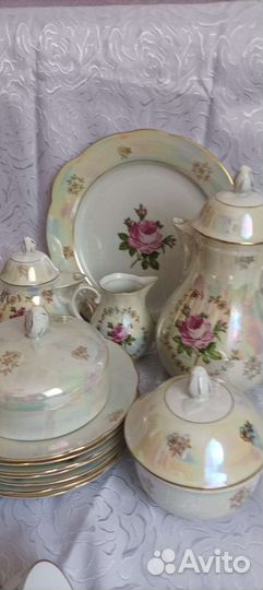 Чайный сервиз kahla гдр, кофейн сервиз Jlmenau ГДР