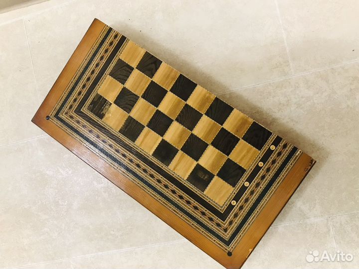 Шахматы -нарды2 шт, нарды ручной работы