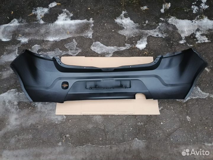 Бампер задний спойлер на Renault Sandero 1