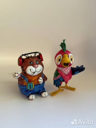 Ватные елочные игрушки