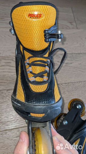 Роликовые коньки детские раздвижные