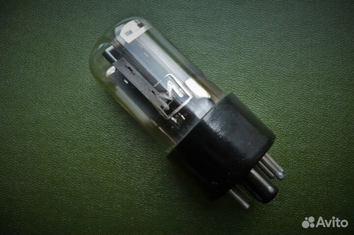 Радиолампа двойной триод 6Н7С ретро СССР 1952 год