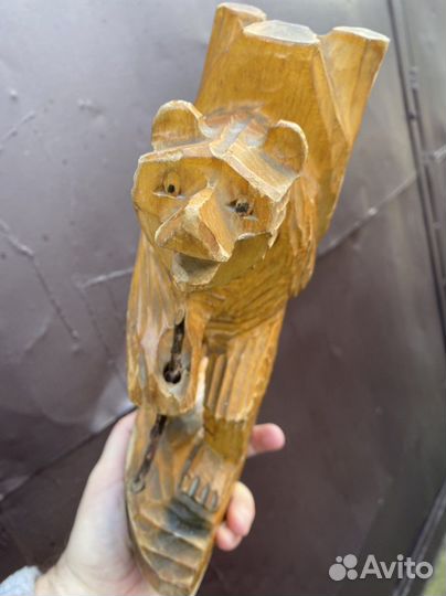 Медведь деревянный