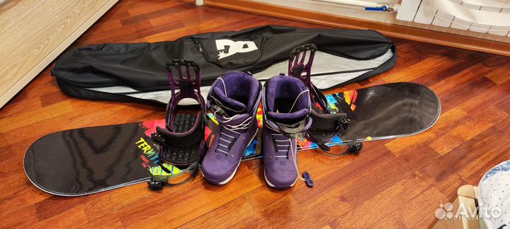 Сноуборд Termit 150+Kiana Purple 41+Rhythm Vine